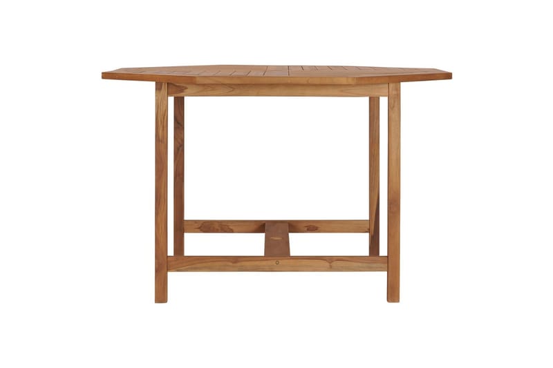 Utendørs spisebord 110x110x75 cm heltre teak - Brun - Hagemøbler - Hagebord - Spisebord ute