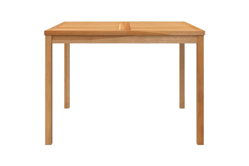 Utendørs spisebord 110x110x77 cm heltre teak - Brun - Hagemøbler - Hagebord - Spisebord ute