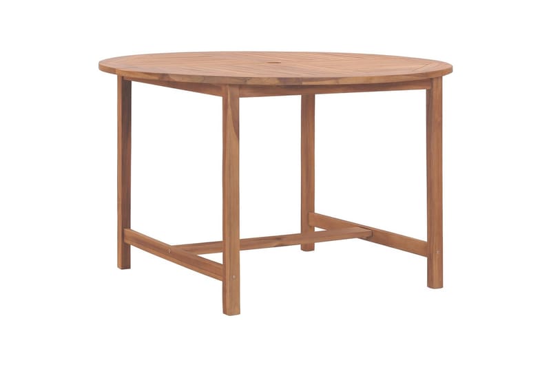 Utendørs spisebord 110x75 cm heltre teak - Brun - Spisebord ute
