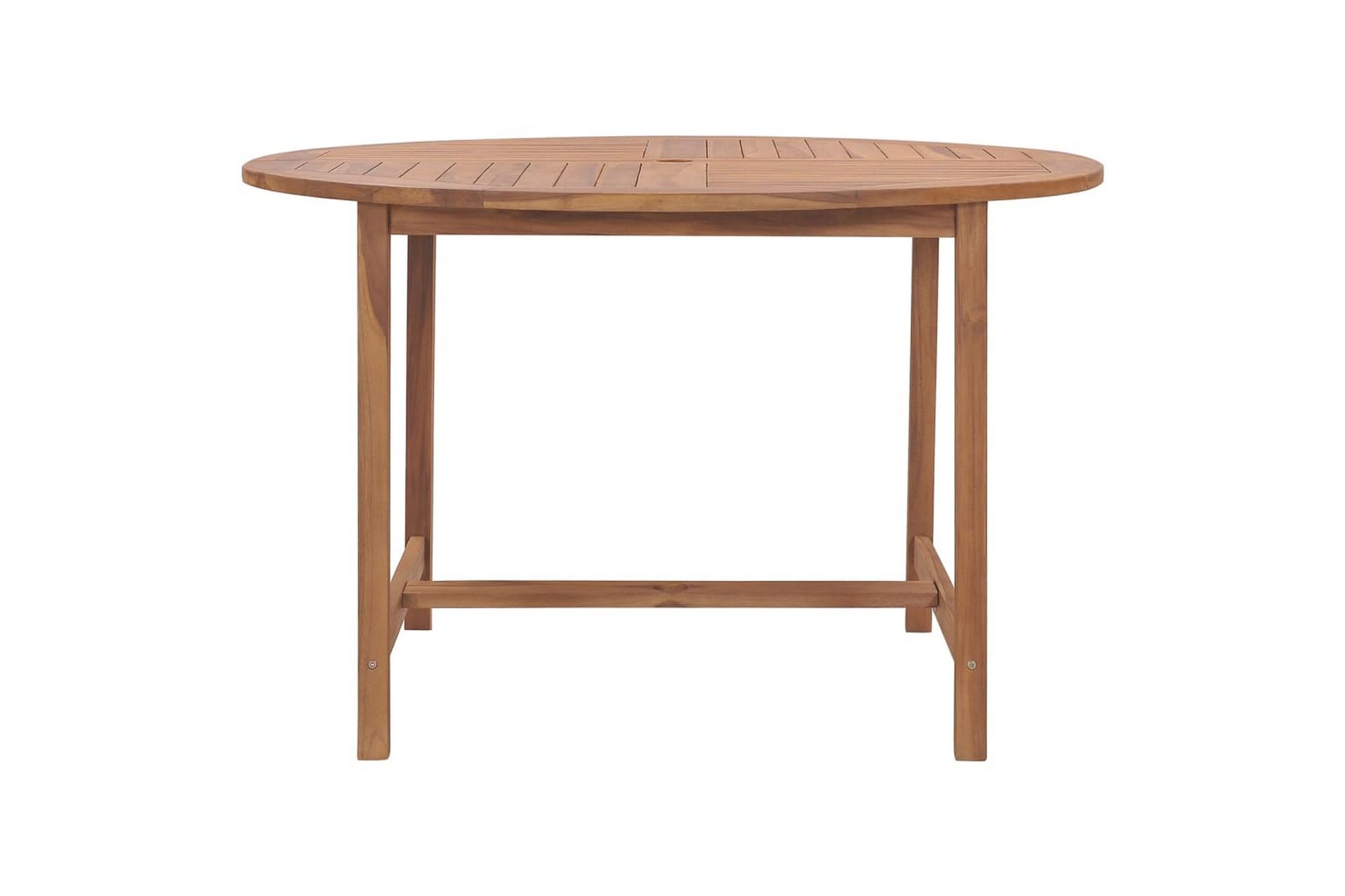 Utendørs spisebord 110x75 cm heltre teak - Brun - Hagemøbler - Hagebord - Spisebord ute