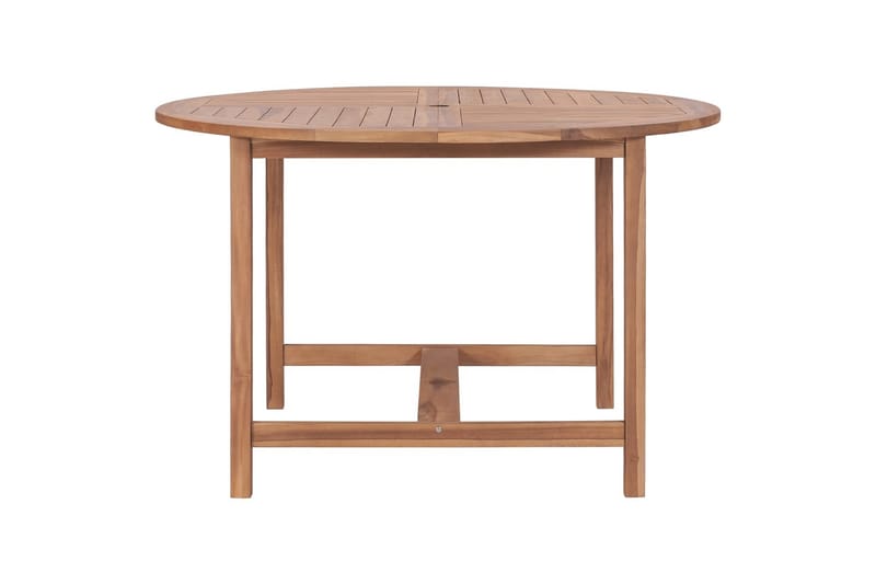 Utendørs spisebord 110x75 cm heltre teak - Brun - Spisebord ute