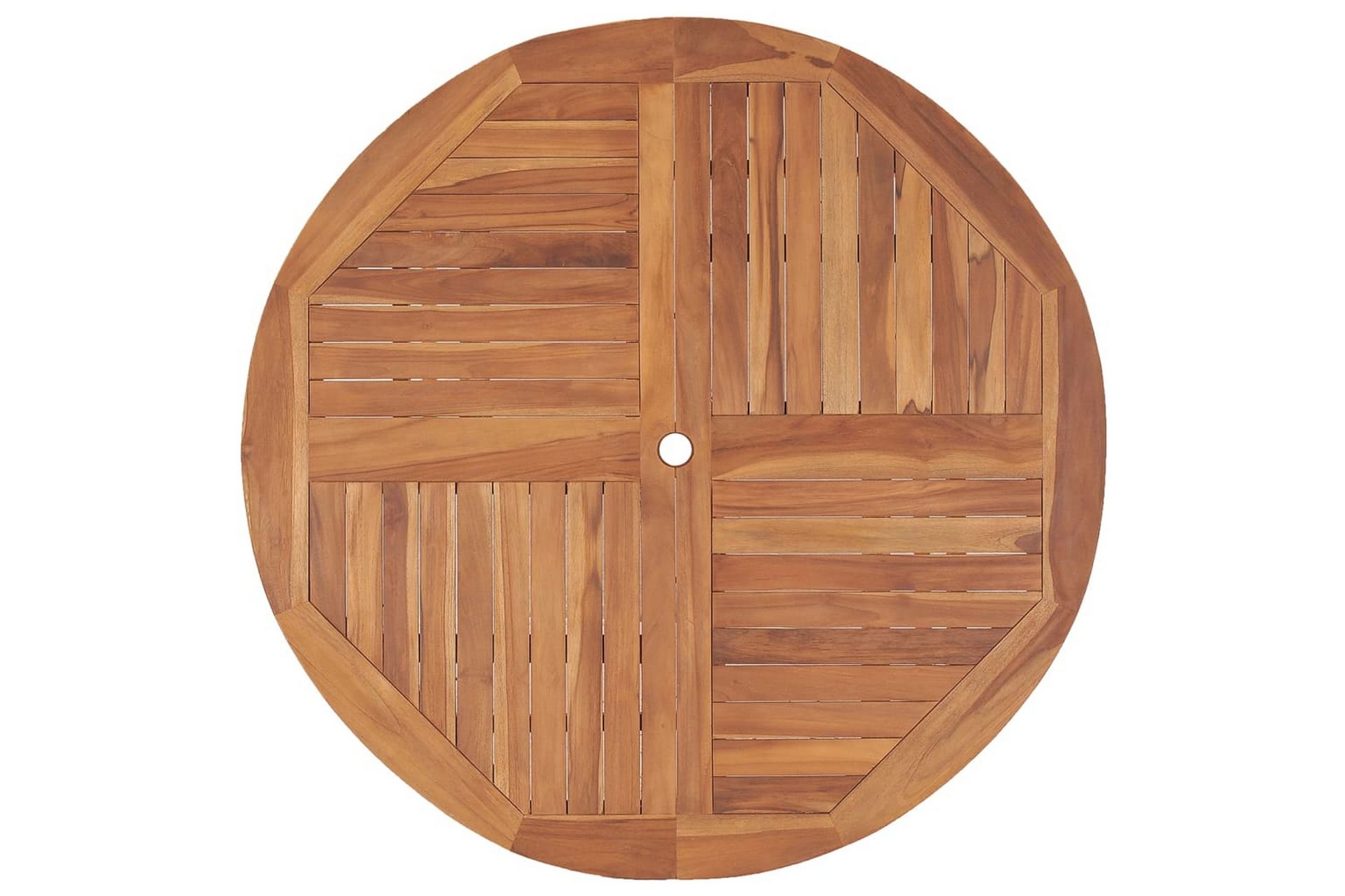 Utendørs spisebord 110x75 cm heltre teak - Brun - Hagemøbler - Hagebord - Spisebord ute