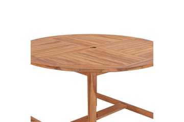 Utendørs spisebord 110x75 cm heltre teak - Brun - Hagemøbler - Hagebord - Spisebord ute