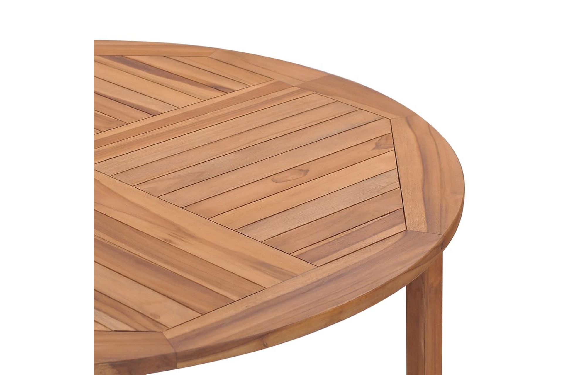 Utendørs spisebord 110x75 cm heltre teak - Brun - Hagemøbler - Hagebord - Spisebord ute