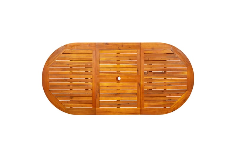 Utendørs spisebord (120-170)x80x75 cm heltre akasie - Brun - Hagemøbler - Hagebord - Spisebord ute