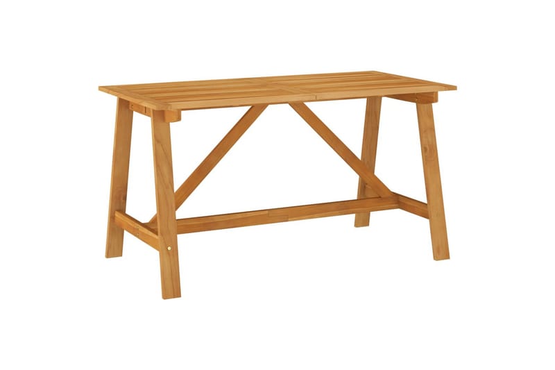 Utendørs spisebord 140x70x73,5 cm heltre akasie - Hagemøbler - Hagebord - Spisebord ute