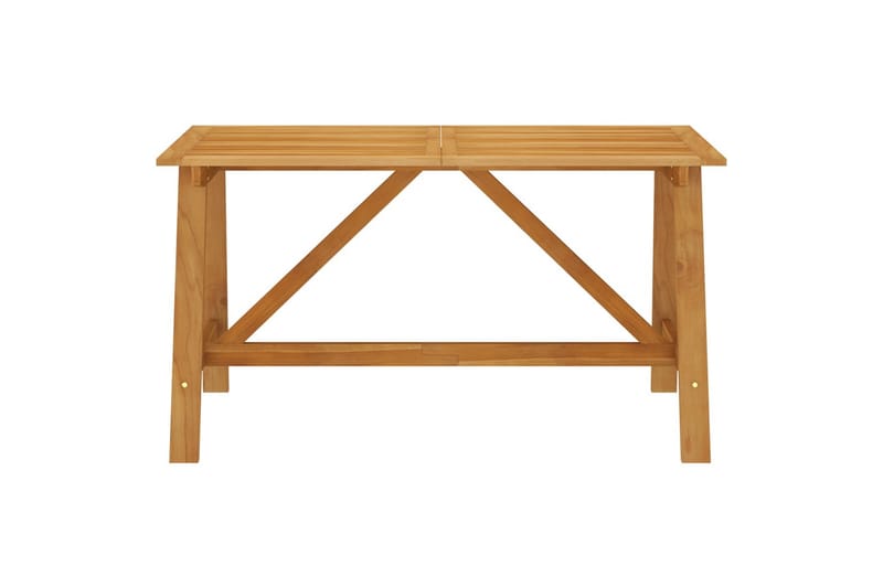 Utendørs spisebord 140x70x73,5 cm heltre akasie - Hagemøbler - Hagebord - Spisebord ute