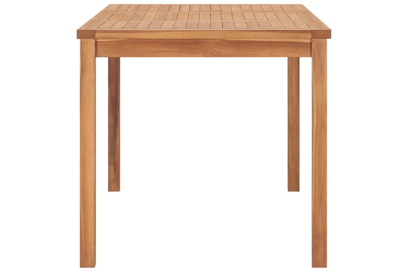 Utendørs spisebord 140x80x77 cm heltre teak - Hagemøbler - Hagebord - Spisebord ute