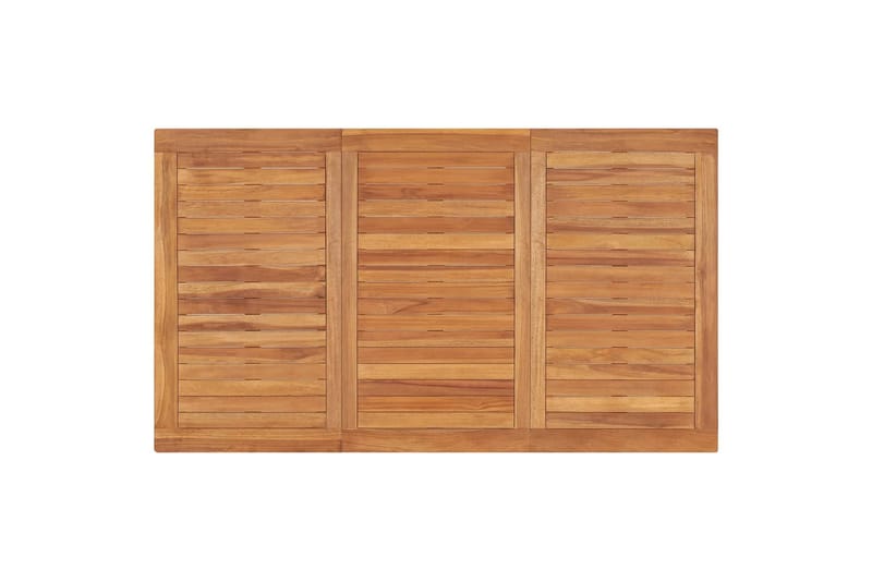 Utendørs spisebord 140x80x77 cm heltre teak - Hagemøbler - Hagebord - Spisebord ute