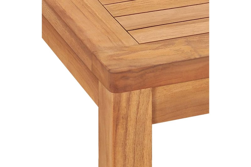 Utendørs spisebord 140x80x77 cm heltre teak - Hagemøbler - Hagebord - Spisebord ute