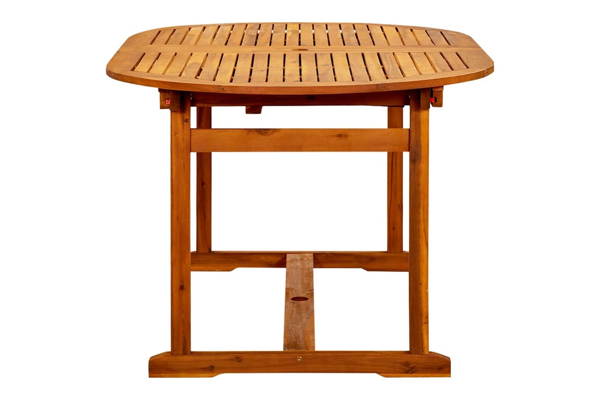 Utendørs spisebord (160-240)x100x75 cm heltre akasie - Brun - Hagemøbler - Hagebord - Spisebord ute