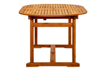 Utendørs spisebord (160-240)x100x75 cm heltre akasie - Brun - Hagemøbler - Hagebord - Spisebord ute