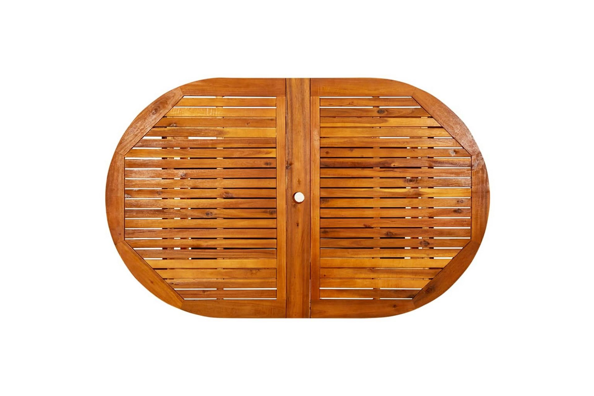 Utendørs spisebord (160-240)x100x75 cm heltre akasie - Brun - Hagemøbler - Hagebord - Spisebord ute