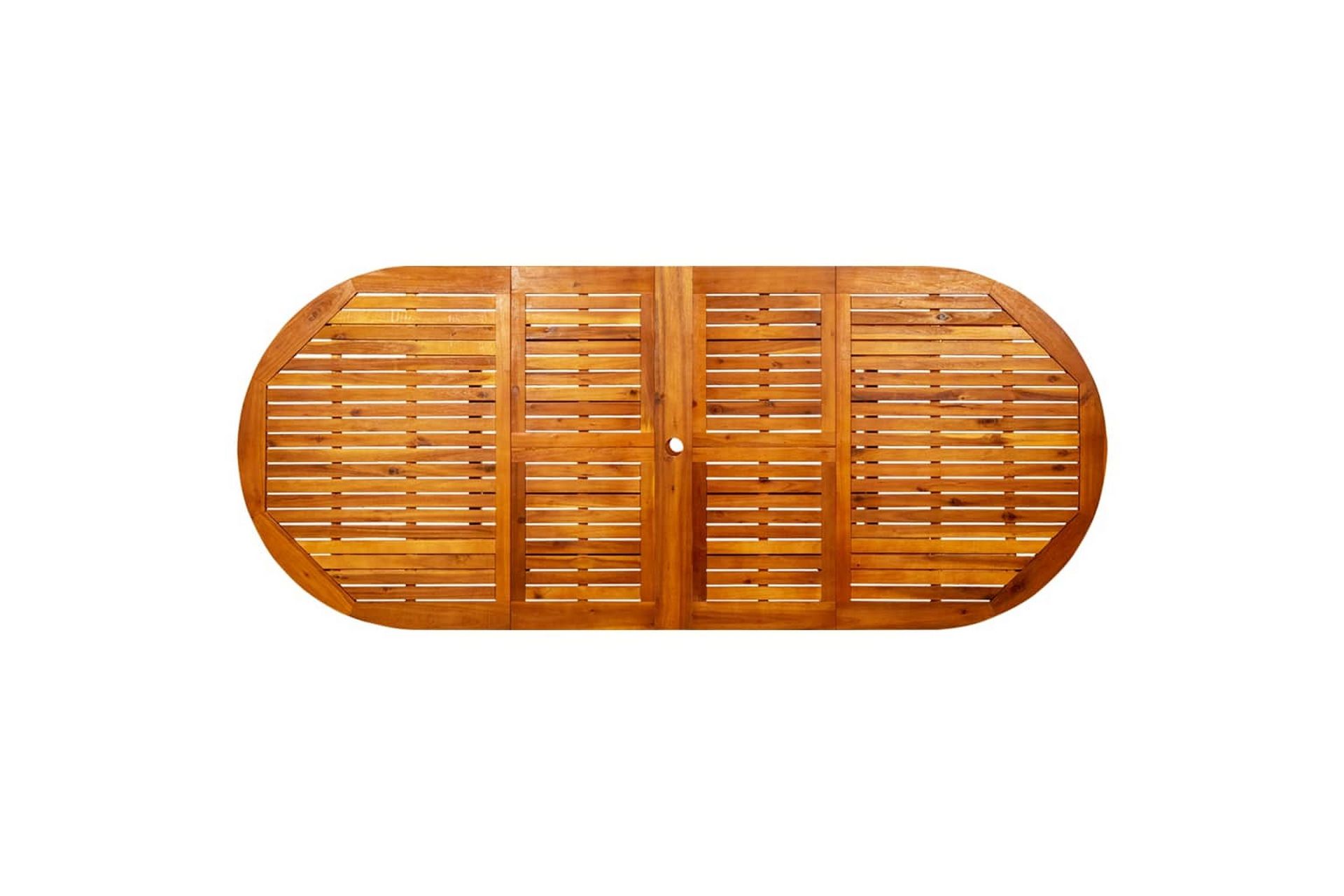 Utendørs spisebord (160-240)x100x75 cm heltre akasie - Brun - Hagemøbler - Hagebord - Spisebord ute
