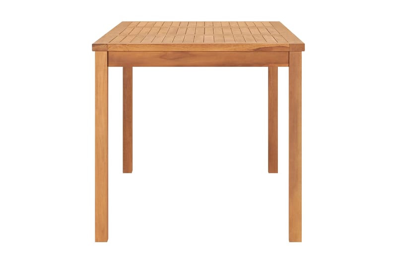 Utendørs spisebord 160x80x77 cm heltre teak - Hagemøbler - Hagebord - Spisebord ute