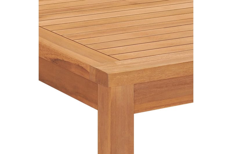 Utendørs spisebord 160x80x77 cm heltre teak - Hagemøbler - Hagebord - Spisebord ute