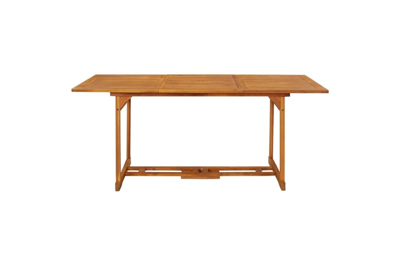 Utendørs spisebord 180x90x75 cm heltre akasie - Brun - Spisebord ute
