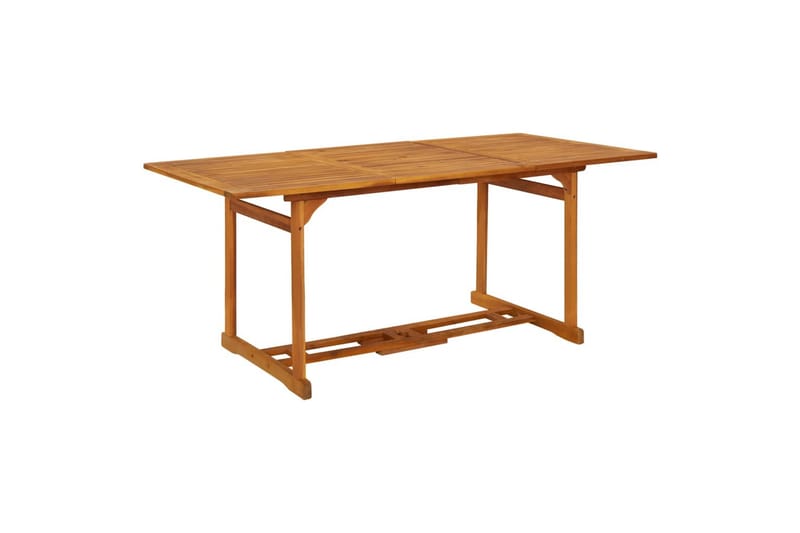 Utendørs spisebord 180x90x75 cm heltre akasie - Brun - Hagemøbler - Hagebord - Spisebord ute
