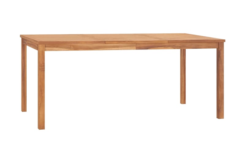 Utendørs spisebord 180x90x77 cm heltre teak - Hagemøbler - Hagebord - Spisebord ute