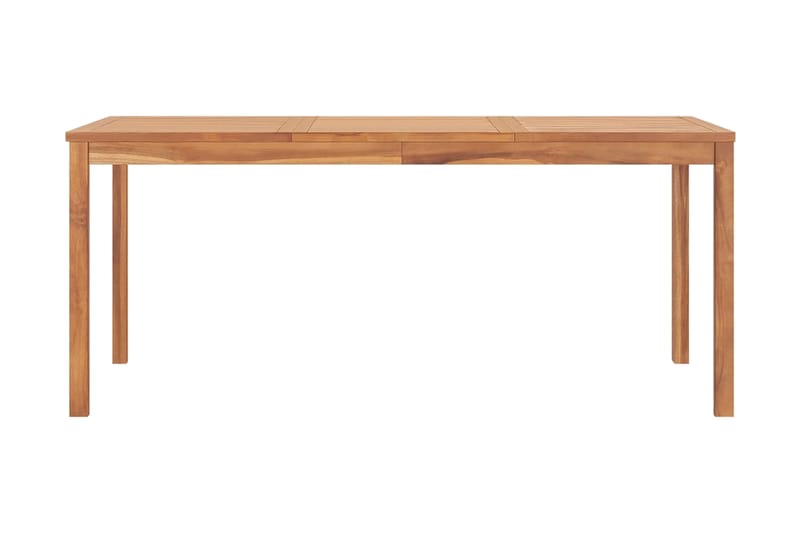 Utendørs spisebord 180x90x77 cm heltre teak - Hagemøbler - Hagebord - Spisebord ute