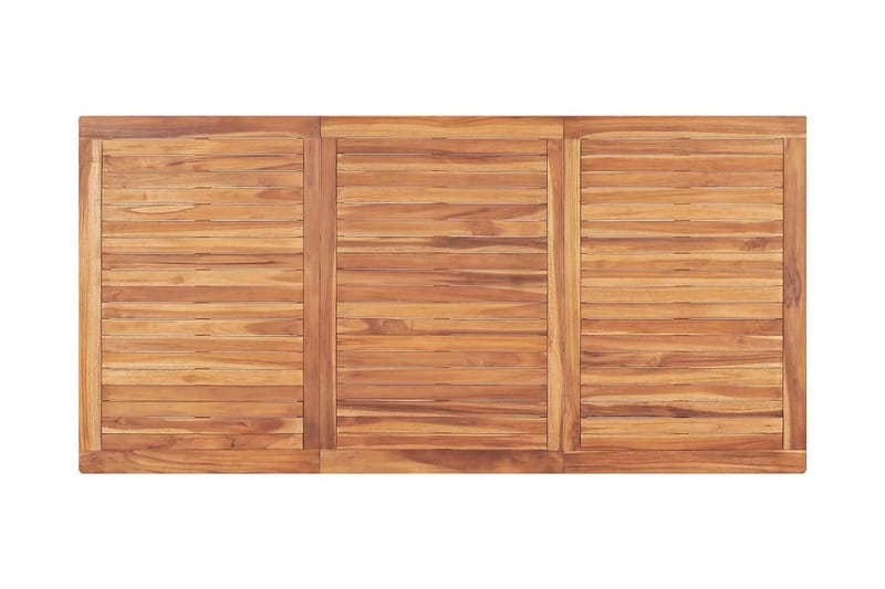 Utendørs spisebord 180x90x77 cm heltre teak - Hagemøbler - Hagebord - Spisebord ute