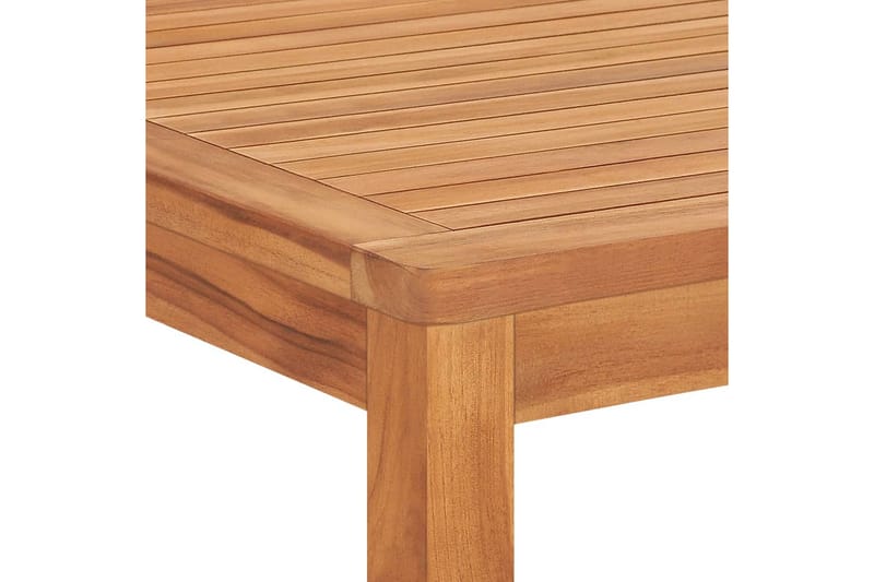 Utendørs spisebord 180x90x77 cm heltre teak - Hagemøbler - Hagebord - Spisebord ute