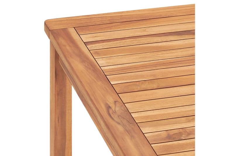 Utendørs spisebord 180x90x77 cm heltre teak - Hagemøbler - Hagebord - Spisebord ute