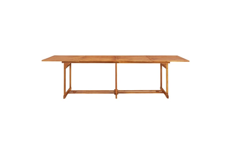 Utendørs spisebord 280x90x75 cm heltre akasie - Brun - Hagemøbler - Hagebord - Spisebord ute