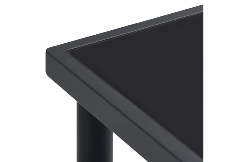 Utendørs spisebord antrasitt 190x90x74 cm stål - Antrasittgrå - Hagemøbler - Hagebord - Spisebord ute