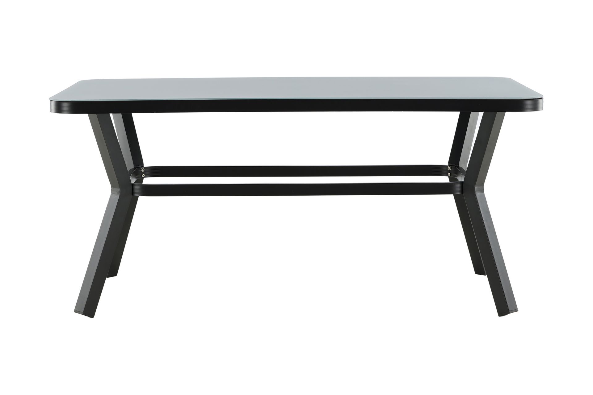 Virya Spisebord 160 cm - Svart/Grå - Hagemøbler - Hagebord - Spisebord ute