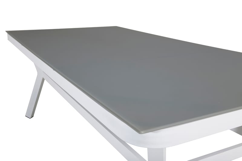 Virya Spisebord 200 cm Hvit/Grå - Venture Home - Spisebord ute