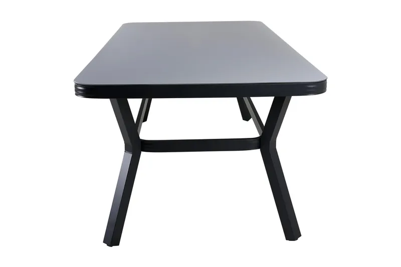 Virya Spisebord 200 cm Svart/Grå - Venture Home - Hagemøbler - Hagebord - Spisebord ute