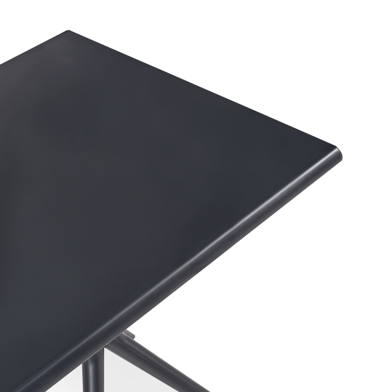 Spisebord utendørs Piave 70x70 cm - Svart - Hagemøbler - Hagebord - Spisebord ute