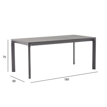 Table HOME4YOU - Antrasitt - Hagemøbler - Hagebord - Spisebord ute