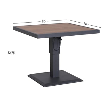 Table HOME4YOU - Grå - Hagemøbler - Hagebord - Spisebord ute