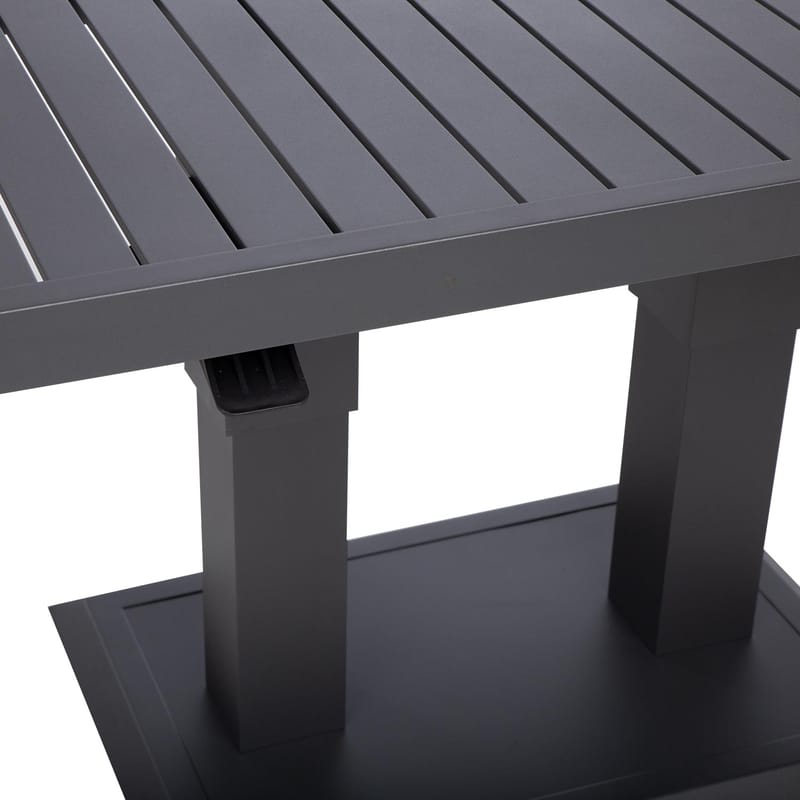 Table HOME4YOU - Mørk grå - Hagemøbler - Hagebord - Spisebord ute