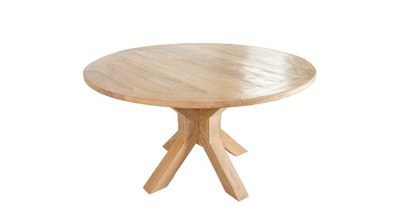 Toscana Bord Ø140 cm - Tre - Hagemøbler - Hagebord - Spisebord ute