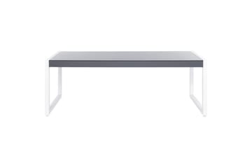Trädgårdsbord Beliani Bacoli Grey||White - Hagemøbler - Hagebord - Spisebord ute