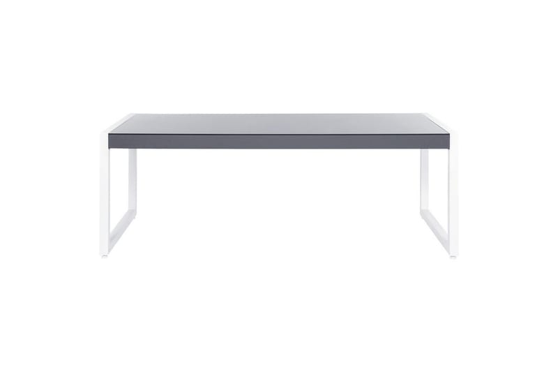 Trädgårdsbord Beliani Bacoli Grey||White - Hagemøbler - Hagebord - Spisebord ute