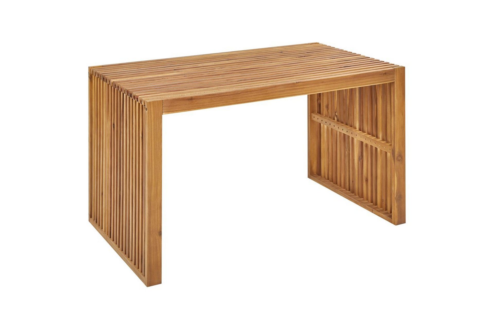 Trädgårdsbord Beliani Bellano 120x70x70 cm Light wood -