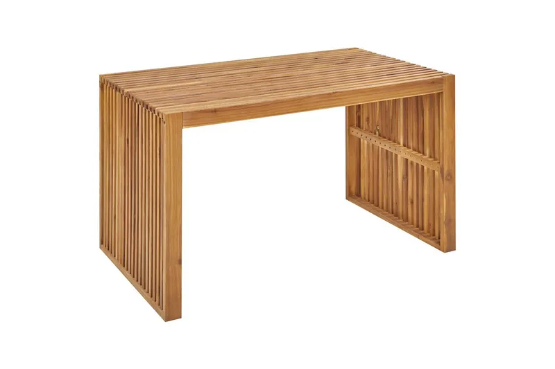Trädgårdsbord Beliani Bellano 120x70x70 cm Light wood