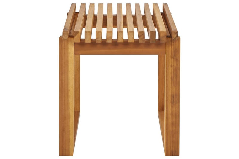 Trädgårdsbord Beliani Bellano 40x35x44 cm Light wood - Hagemøbler - Hagebord - Spisebord ute