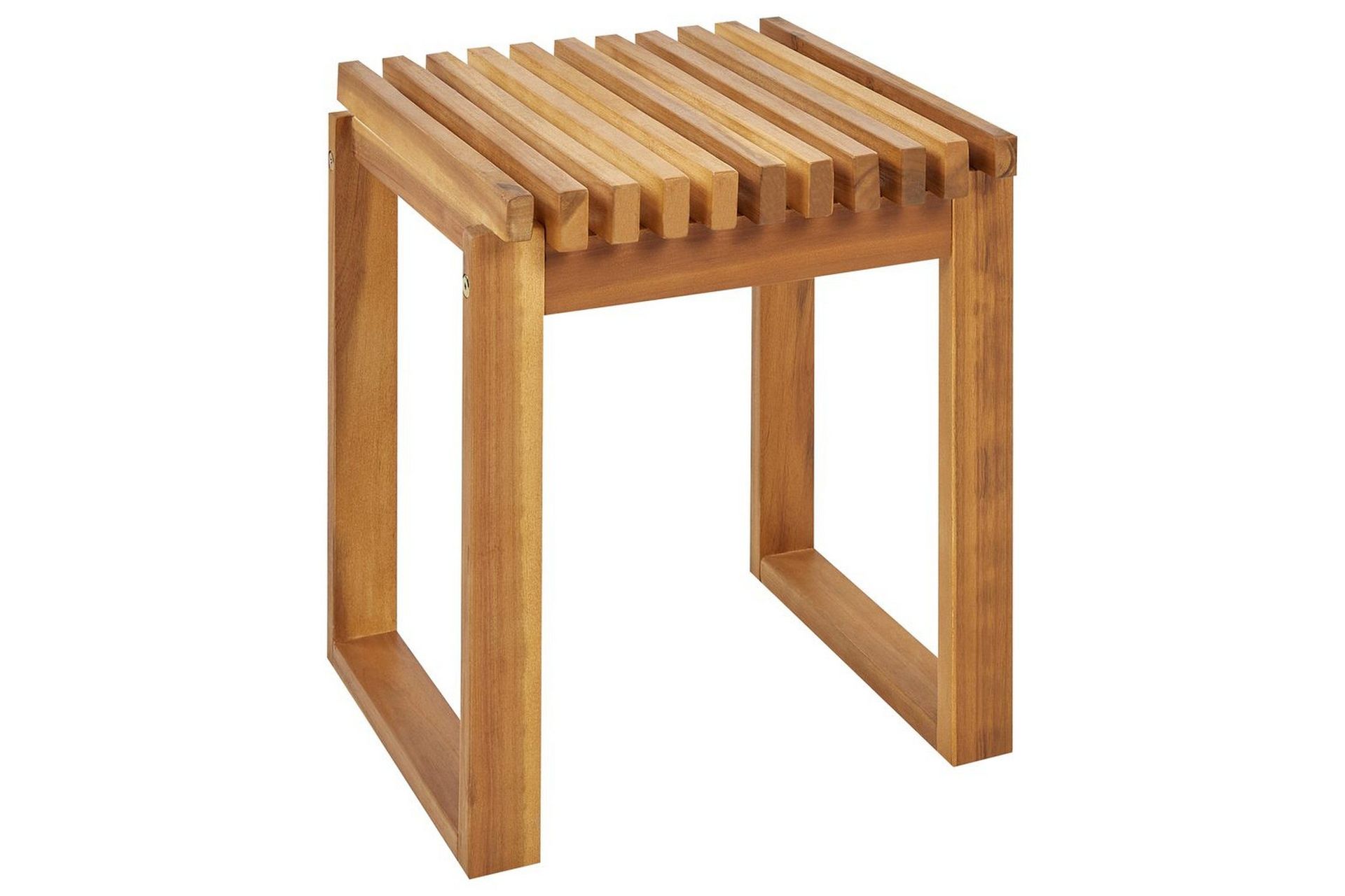 Trädgårdsbord Beliani Bellano 40x35x44 cm Light wood -