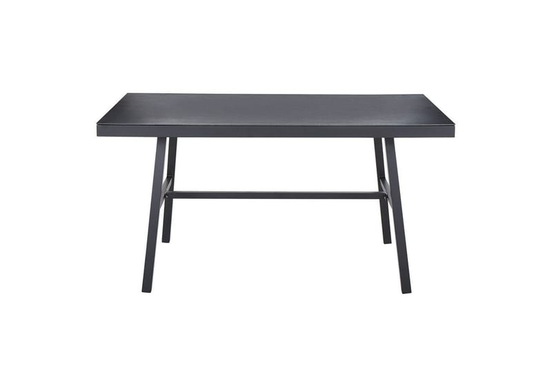 Trädgårdsbord Beliani Canetto Black - Hagemøbler - Hagebord - Spisebord ute