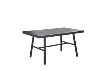 Trädgårdsbord Beliani Canetto Black - Hagemøbler - Hagebord - Spisebord ute