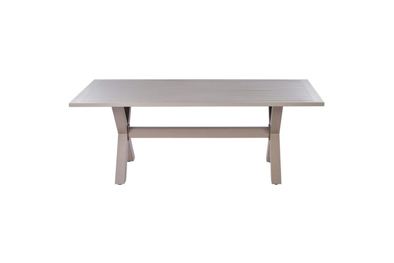 Trädgårdsbord Beliani Cascais Beige - Hagemøbler - Hagebord - Spisebord ute