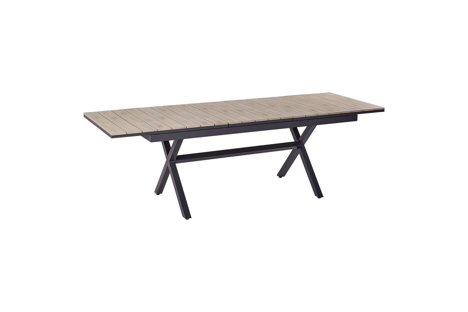 Trädgårdsbord Beliani Fanes Ljus trä/grå Light wood\|\|Grey -