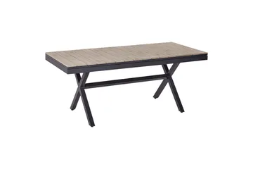 Trädgårdsbord Beliani Fanes Ljus trä/grå Light wood||Grey - Hagemøbler - Hagebord - Spisebord ute