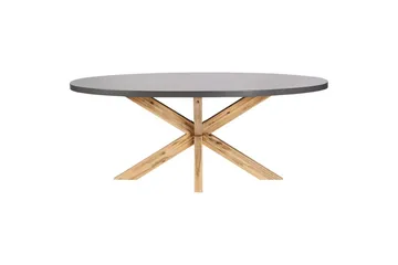 Trädgårdsbord Beliani Oristano Grey||Light wood - Hagemøbler - Hagebord - Spisebord ute