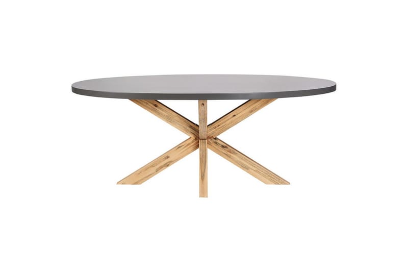 Trädgårdsbord Beliani Oristano Grey||Light wood - Hagemøbler - Hagebord - Spisebord ute